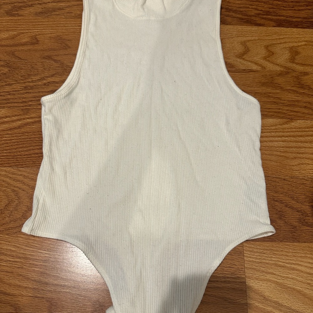 Aerie Cream Bodysuit